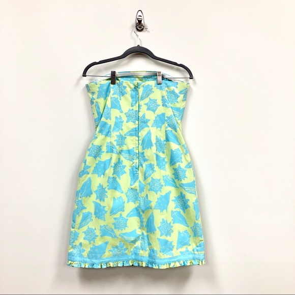 NWOT Lilly Pulitzer Strapless Sea Shell Dress - Picture 2 of 7